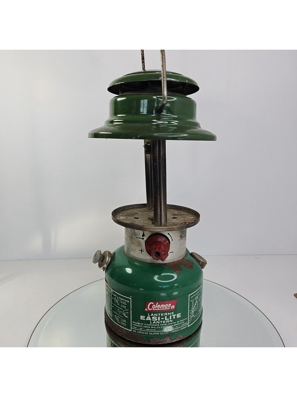 Vintage Coleman Easi-Lite Lantern 321B 1979 No Globe/Mantle Canada UNTESTED